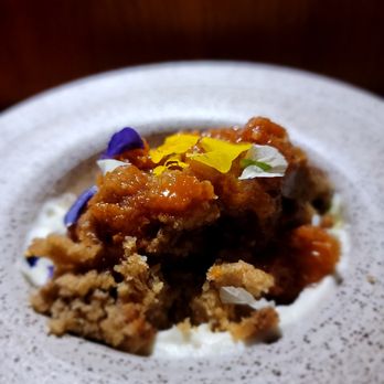 Rosella - Miso Carrot Cake. Tasty though lacking the miso flavor. - Sushi Bars Near Me - New York, New York