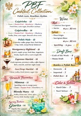 Menu photo 1 PBF Cafe Montgomery, NY Menu photo 1 PBF Cafe Montgomery, NY