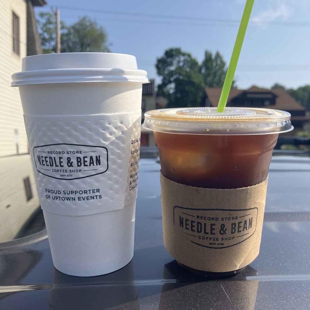 Needle & Bean - Large hit americano and small iced americano - Coffee & Tea Near Me - Pittsburgh, Pennsylvania Needle & Bean - Large hit americano and small iced americano - Coffee & Tea Near Me - Pittsburgh, Pennsylvania