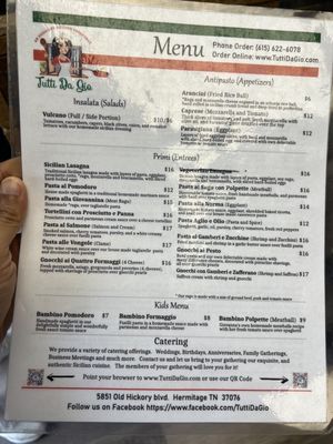 Menu photo 3 Tutti Da Gio Hermitage, TN