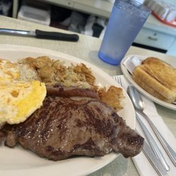 Steak and eggs Steak and eggs
