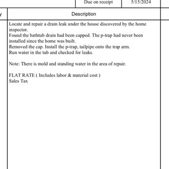 Pillar To Post Home Inspectors - Plumber invoice. $2k+ in damages from David's gross negligence - Home Inspectors Near Me Pillar To Post Home Inspectors - Plumber invoice. $2k+ in damages from David's gross negligence - Home Inspectors Near Me