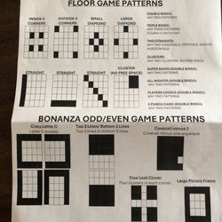 Carolina Bingo - Top eight pictures are what you win on for a lot of the regular games. 8!