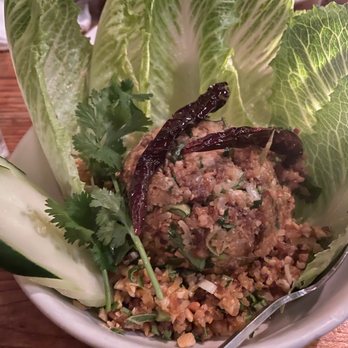 Bida Manda - $15.90 Crispy Rice Lettuce Wrap Dinner - Laotian Near Me - Raleigh, North Carolina