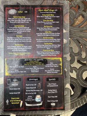 Menu photo 5 Augie's Orofino, ID