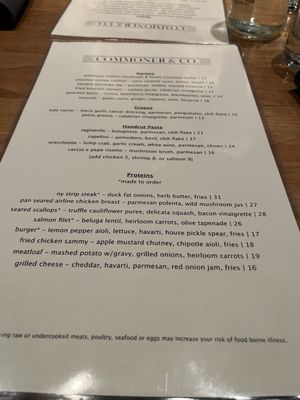 Menu photo 4 Commoner & Co Tucson, AZ