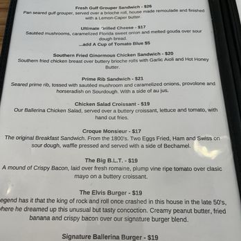The Lazy Ballerina Bistro - Menu - Soul Food Near Me - Bradenton, Florida The Lazy Ballerina Bistro - Menu - Soul Food Near Me - Bradenton, Florida