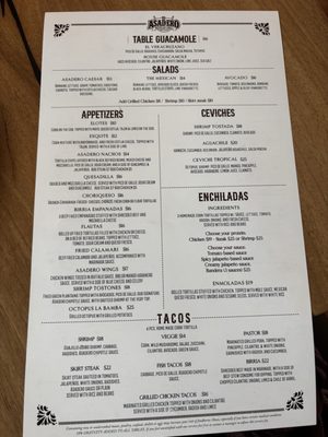Menu photo 2 El Asadero Mexican Grill Secaucus, NJ