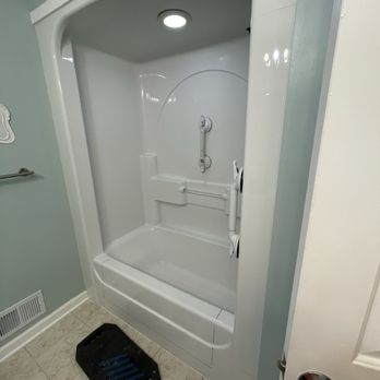 Mobility Pros - This is what our unit looked like initially. The unit was totally enclosed at the ceiling level. - General Contractors Near Me Mobility Pros - This is what our unit looked like initially. The unit was totally enclosed at the ceiling level. - General Contractors Near Me