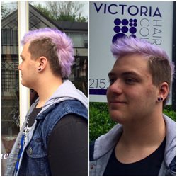 Victoria Hair Couture - A splash of lavender to make the rainy days fun!
