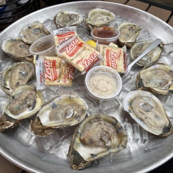 The Deck - Oysters $27 dozen - 3 stars.These were large, but had a somewhat flat texture. They didn't taste quite plump and fresh.Sat dinner 2022-04-16 - New American Near Me - Tybee Island, Georgia The Deck - Oysters $27 dozen - 3 stars.These were large, but had a somewhat flat texture. They didn't taste quite plump and fresh.Sat dinner 2022-04-16 - New American Near Me - Tybee Island, Georgia