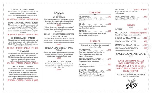 Menu photo 2 Sage Mountain Primitives Christmas Valley, OR Menu photo 2 Sage Mountain Primitives Christmas Valley, OR