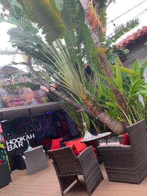 Hookah bar at Aura by null