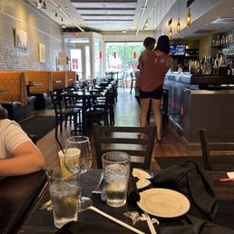 We were the only customers around 3:30pm on a Thursday.