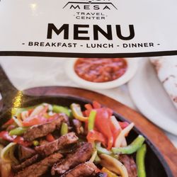 Black Mesa Casino - Menu
