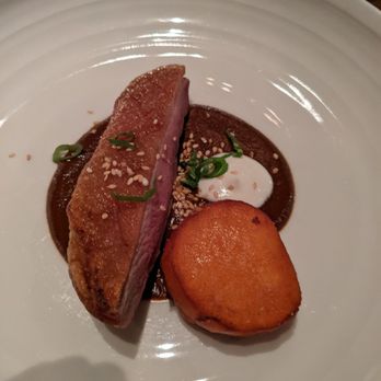 Millwright's - Tastings menu - duck and sweet potato - New American Near Me - Simsbury, Connecticut