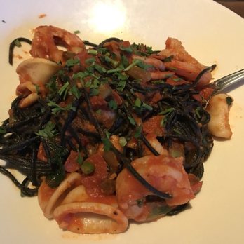 Yard House - Shrimp, Calamari and black noodles Diablo!! - New American Near Me - Friendswood, Texas