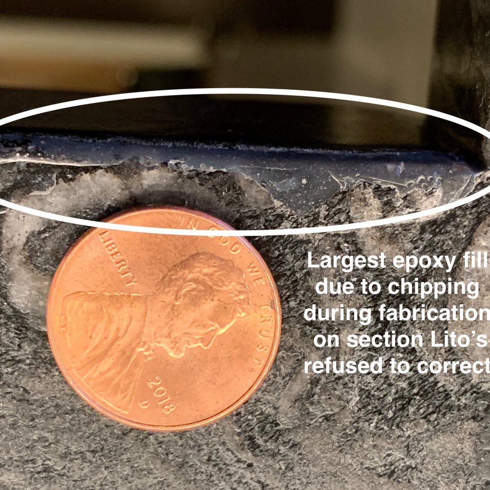 This was a fabrication mistake they refused to correct This was a fabrication mistake they refused to correct