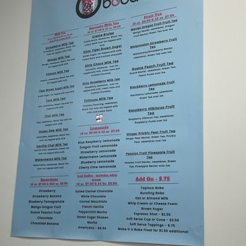 O My Boba - Bubble Tea Near Me - Benson, North Carolina