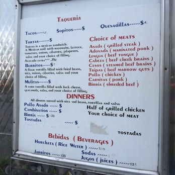 Taqueria Latinos - a menu for a mexican restaurant - Mexican Near Me Taqueria Latinos - a menu for a mexican restaurant - Mexican Near Me