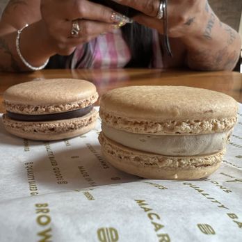 La Tour Cafe - Macaron Chocolate and Macaron Salted Caramel - Macarons Near Me - Kapolei, Hawaii La Tour Cafe - Macaron Chocolate and Macaron Salted Caramel - Macarons Near Me - Kapolei, Hawaii