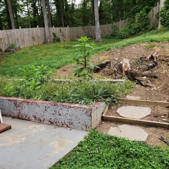 Jose De La Cruz - The backyard before renovation - Landscaping Near Me - Alexandria, Virginia Jose De La Cruz - The backyard before renovation - Landscaping Near Me - Alexandria, Virginia