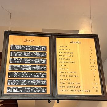 The Mill - Avocado & other toast menu and beverages 1/13/26 - Coffee & Tea Near Me - San Francisco, California The Mill - Avocado & other toast menu and beverages 1/13/26 - Coffee & Tea Near Me - San Francisco, California