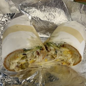 Kolatek Baking Company - Pepper & Egg Sandwich (I added sausage, bacon, avocados, and spicy giardinera to my 2 sandwiches)!! So awesome!!! - Bakeries Near Me - Palatine, Illinois Kolatek Baking Company - Pepper & Egg Sandwich (I added sausage, bacon, avocados, and spicy giardinera to my 2 sandwiches)!! So awesome!!! - Bakeries Near Me - Palatine, Illinois