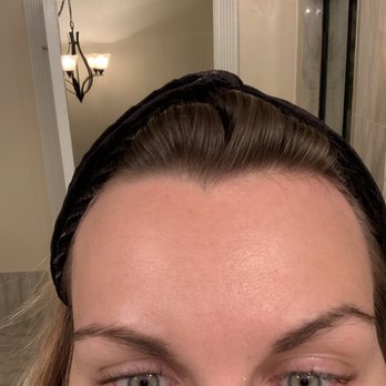 My Perfect Brows - You can see some of the lashes on the left are still straight... - Threading Services Near Me - Los Angeles, California