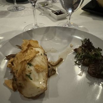 Chez Bacchus - Sea bass - New American Near Me - Long Beach, California