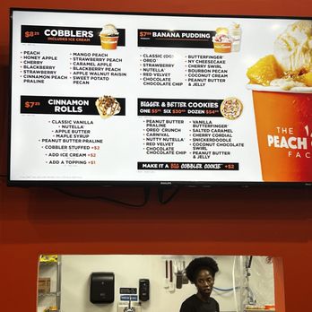 The Peach Cobbler Factory - Menu - Desserts Near Me - Euless, Texas The Peach Cobbler Factory - Menu - Desserts Near Me - Euless, Texas