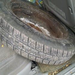 Oxford A 1 Tire & Gas - There's the tire in my back seat.