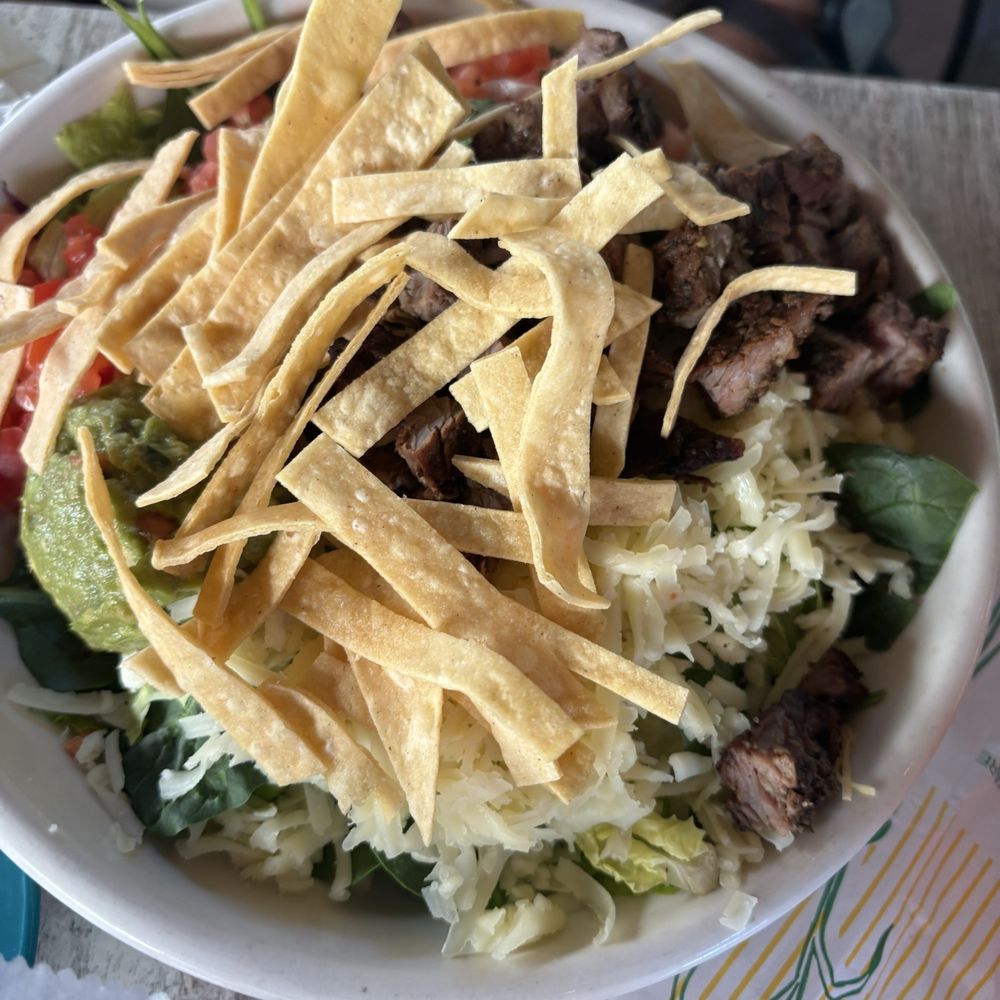 Chuy's - Taco Salad with fajita steak - Tex-Mex Near Me - Kissimmee, Florida
