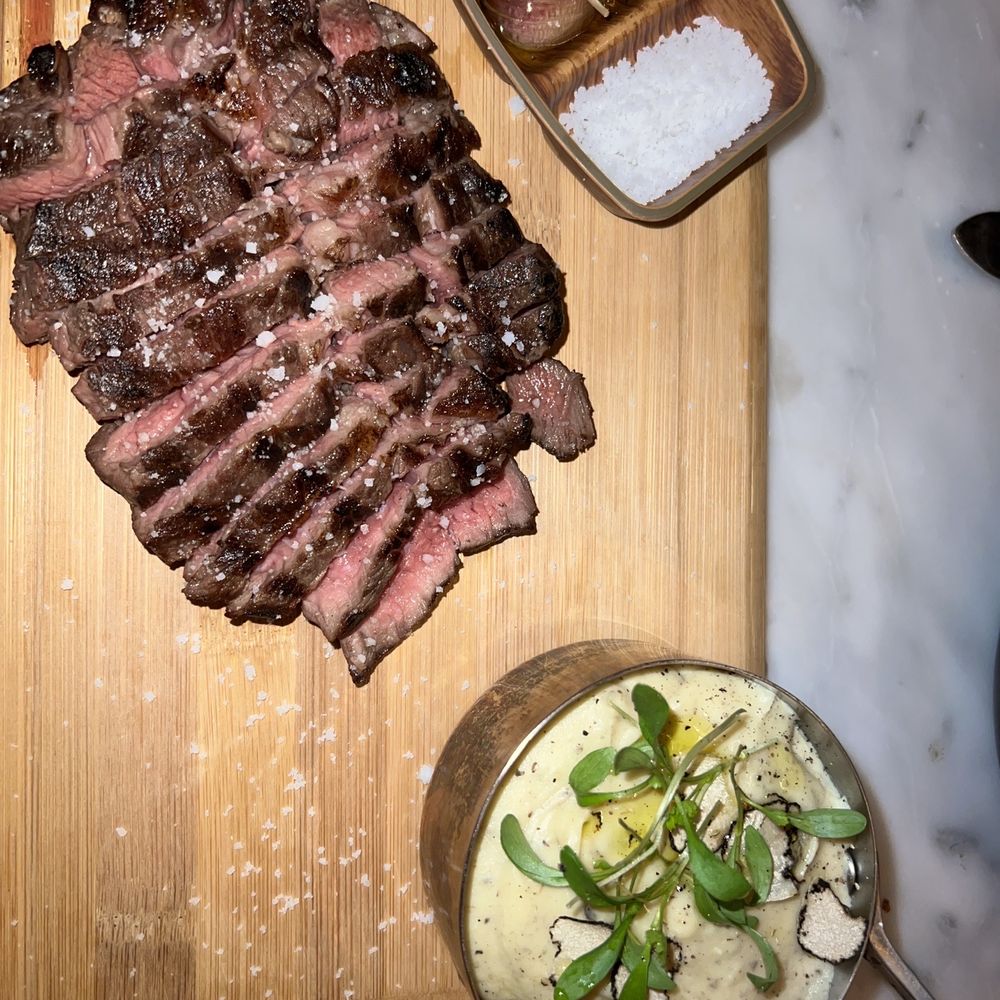 K.O.B by Olivier - Ribeye with mashed potatoes - Steakhouses Near Me - Porto, 13