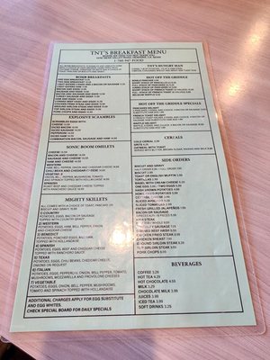 Menu photo 2 Tnt's Cafe Hesperia, CA Menu photo 2 Tnt's Cafe Hesperia, CA