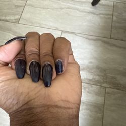 Iris Nail Bar - My nails didn't hold up a week... not properly shaped, very thin and a day before my nails were overly thick and not properly shaped.