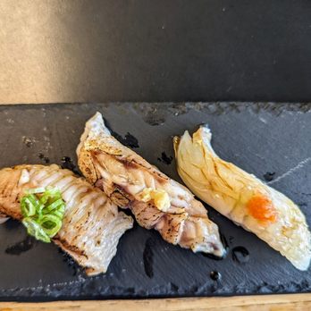 Kappo Sui - Red snapper, sea bass and halibut, white fish trio of my omakase - Japanese Near Me - Costa Mesa, California