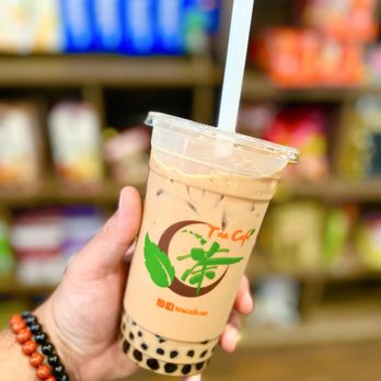 Tea Cafe - Hong Kong Style Milk Tea w/Boba... Get Yummy Snacks Behind... - Coffee & Tea Near Me - Aiea, Hawaii