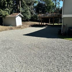 Perfectly placed gravel!!!