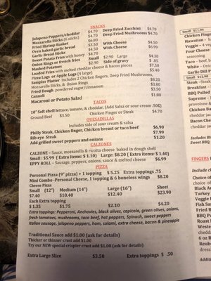 Menu photo 3 Wally's Cafe & Pizzeria Sloan, NY
