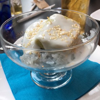 Senyai Thai Kitchen - Custard and sticky rice dessert - Thai Near Me - Pittsburgh, Pennsylvania Senyai Thai Kitchen - Custard and sticky rice dessert - Thai Near Me - Pittsburgh, Pennsylvania