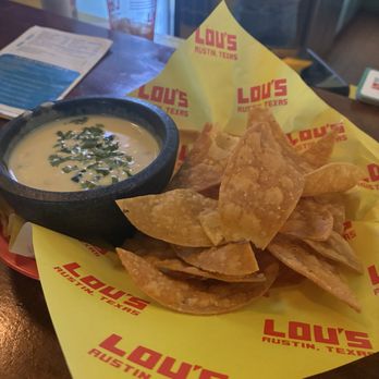 Lou’s - Barton Springs - Housemade Queso and Chips - American Near Me - Austin, Texas Lou’s - Barton Springs - Housemade Queso and Chips - American Near Me - Austin, Texas