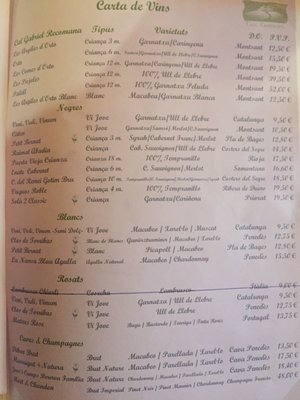 Menu photo 2 Cal Gabriel Tuixent, L Menu photo 2 Cal Gabriel Tuixent, L