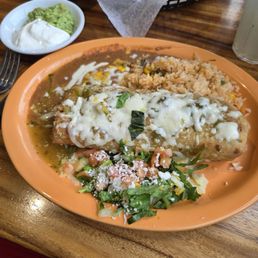 This is the carne green chili chimichanga This is the carne green chili chimichanga