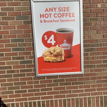 Casey's - Any size coffee and breakfast sandwich $4 - Pizza Near Me - Watervliet, Michigan