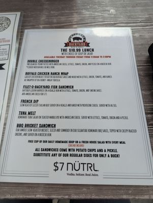 Menu photo 4 Hawthorne's Backyard Bar & Grill West Chicago, IL