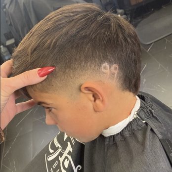 Stay Sharp Barber Studio - Great with kids! He wanted his jersey number in a hair design - Barbers Near Me - Fontana, California