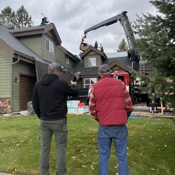 Elevated Roofing Partners - Walking the job site with the homeowner mid-project. We stay in communication every step of the way. - Roofing Near Me - Hayden, Idaho Elevated Roofing Partners - Walking the job site with the homeowner mid-project. We stay in communication every step of the way. - Roofing Near Me - Hayden, Idaho