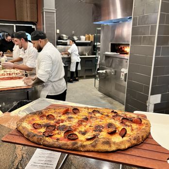 Providence Coal Fired Pizza - The 4 cheese Pizza with pepperoni - Pizza Near Me - Providence, Rhode Island