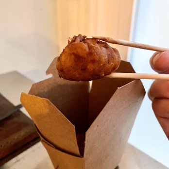 Moneybags Dumplings - Sesame chicken dumplings - Dim Sum Near Me - Buffalo, New York